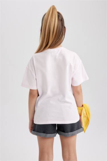 Girls SmileyWorld Licensed Regular Fit Short Sleeve T-Shirt