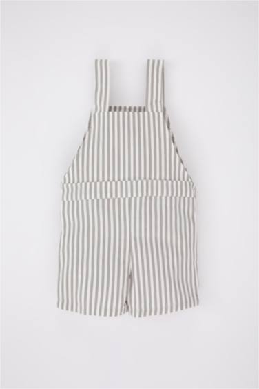 Baby Boy Printed Gabardine Jumpsuit