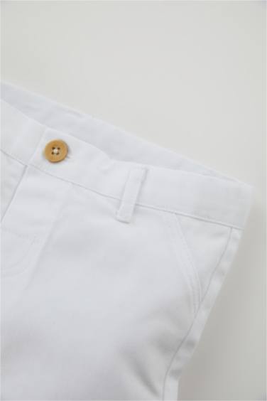 Baby Boy Regular Fit Elastic Band Shorts