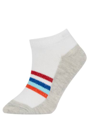 شرابات اولادي قصير قطن - 3 قطع