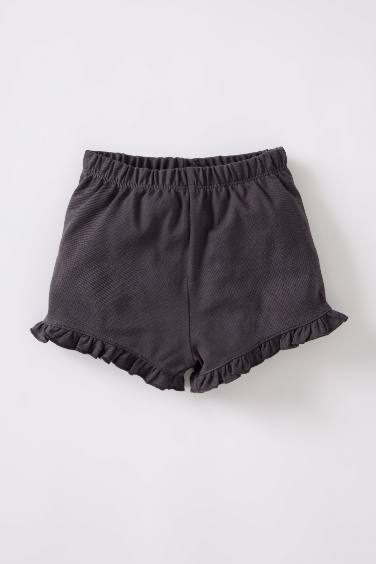 Regular Fit Elastic Band Shorts