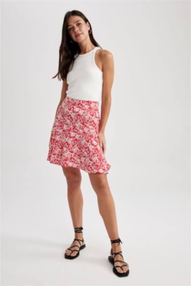 Printed Mini Skirt