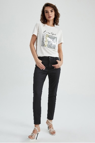 T-Shirt coupe régulière Col Rond