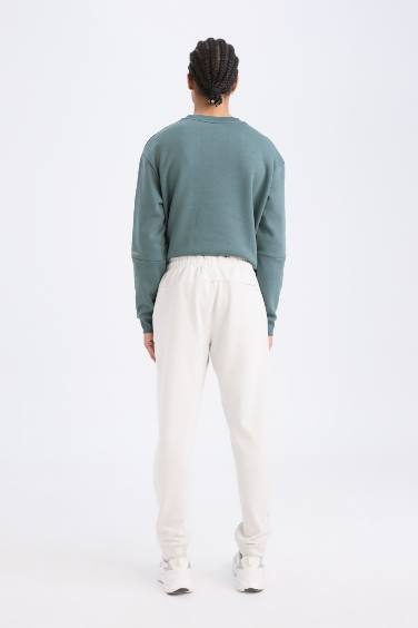 DeFactoFit Slim Fit Scuba Fabric Elastic Leg Waist Jogger Sweatpants