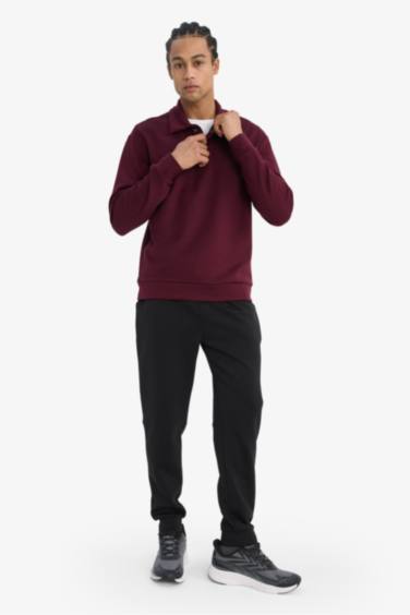 Slim Fit Dar Kesim Standart Paça Skuba Dalgıç Kumaş Jogger Eşofman Altı