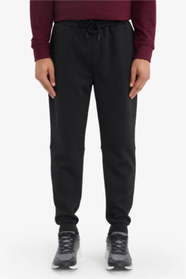 Slim Fit Dar Kesim Standart Paça Skuba Dalgıç Kumaş Jogger Eşofman Altı