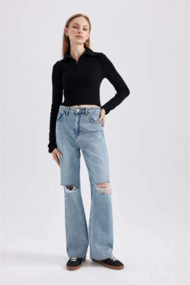 Slim Fit Half Turtleneck Knitwear Pullover