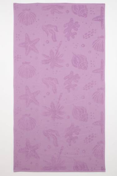 Girl Patterned Beach Towel