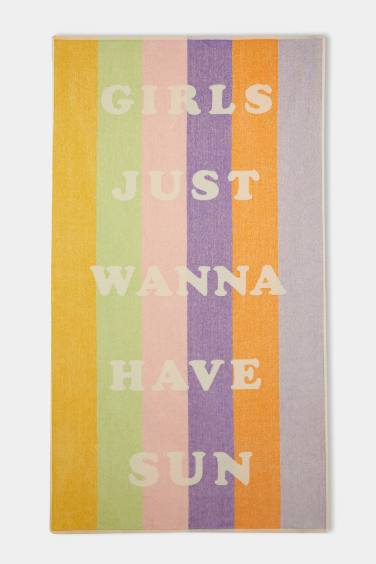 Woman Beach Towel