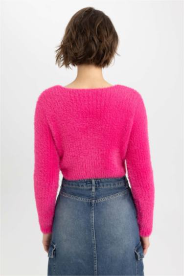 Slim Fit V-Neck Knitwear Cardigan