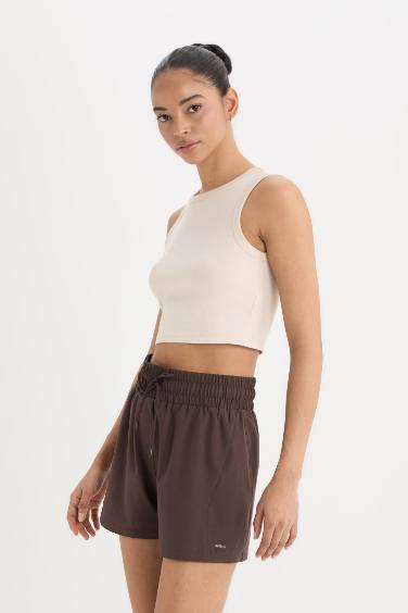 DeFactoFit Standard Fit Flexible Textured Swim Shorts