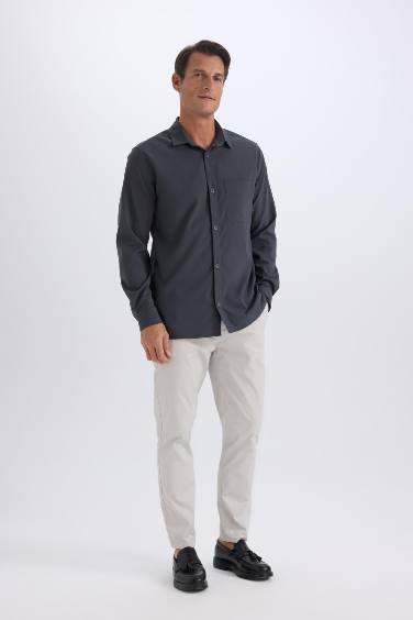 jogger Super Skinny Hem Gabardine Trousers