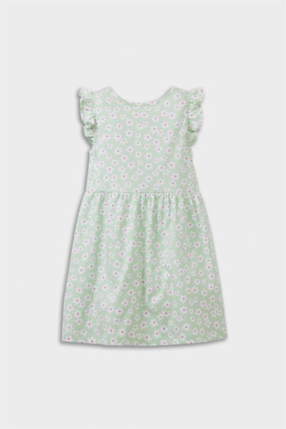 Robe à manches courtes imprimée pour bébé fille