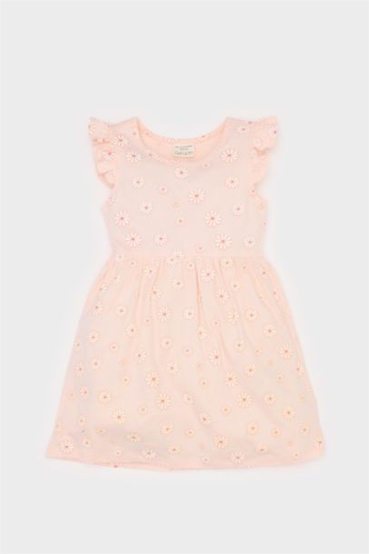 Robe à manches courtes à motif pour bébé fille