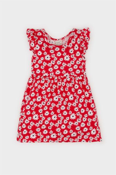Robe imprimée à manches courtes pour bébé fille