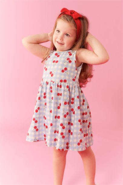 Robe Sans Manches à motifs pour bébé Fille