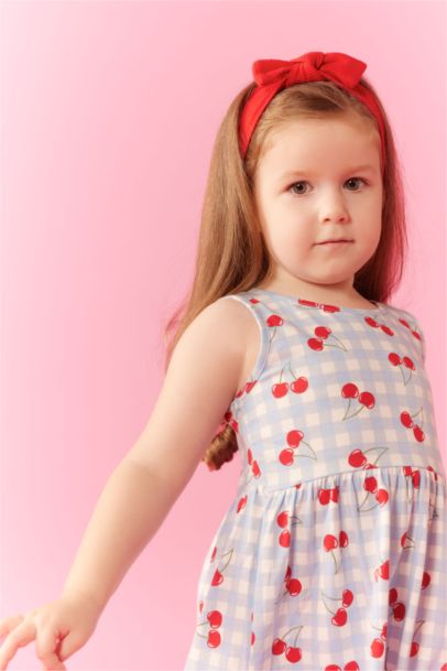 Robe Sans Manches à motifs pour bébé Fille