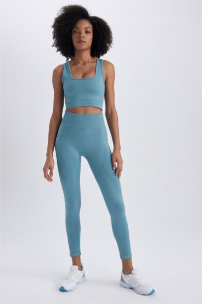 Defacto Fit Crew Neck Sports Bra