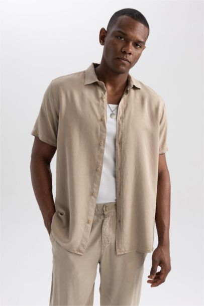 Regular Fit Sensual Short Sleeve Shirt