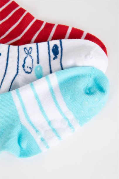 Baby Boy 3 Pack Cotton Long Socks