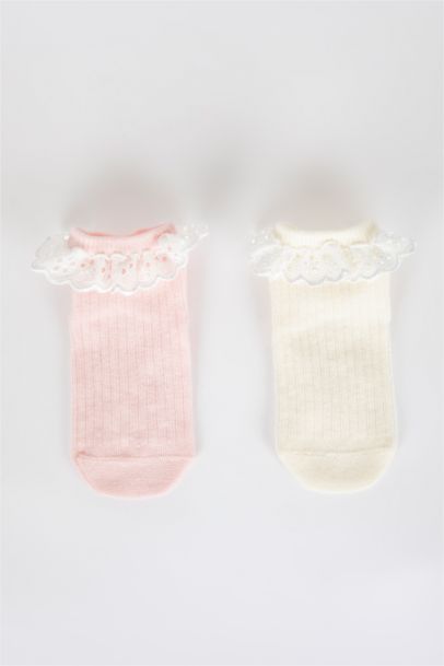 Chaussettes Longues Coton 2 BéBé Fille