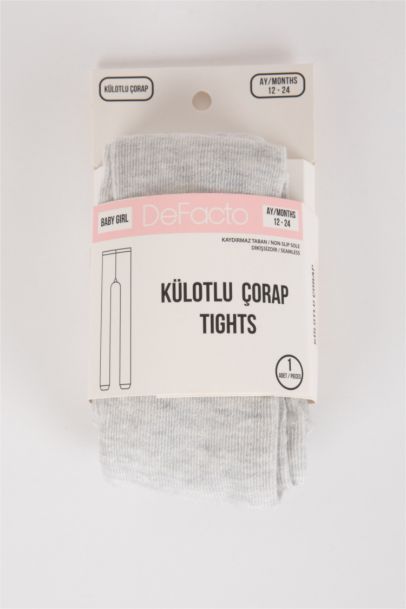 Kız Bebek Pamuklu Külotlu Çorap