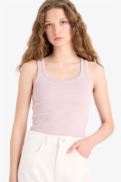 Slim Fit Camisole U Collar Tank Top