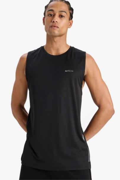 DeFactoFit Quick Dry Standard Fit Sports Printed Tank Top
