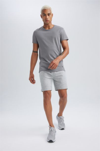 Defacto Fit Slim Fit Sweatshirt Fabric Shorts