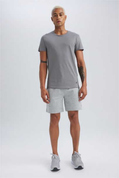 Defacto Fit Slim Fit Sweatshirt Fabric Shorts