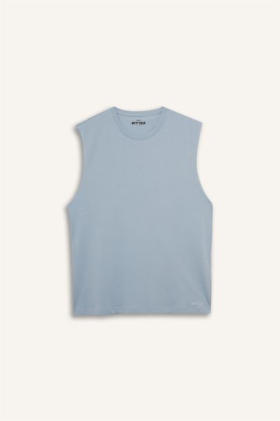 DeFactoFit Boxy Fit Crew Neck Tank Top