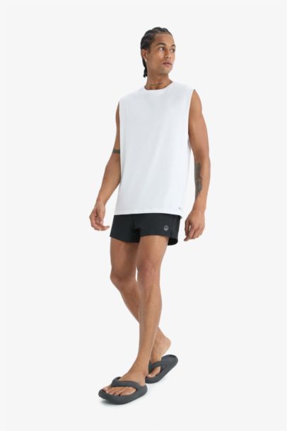 Boxy Fit Bisiklet Yaka Sporcu Atlet