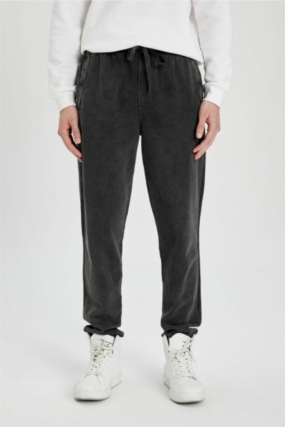 Regular Fit Fleece Pocket Sweatpants