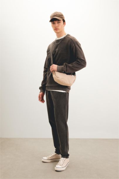 Regular Fit Fleece Pocket Sweatpants