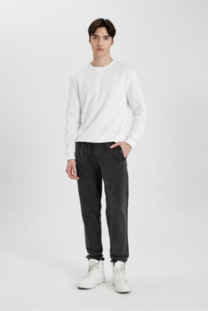 Regular Fit Fleece Pocket Sweatpants