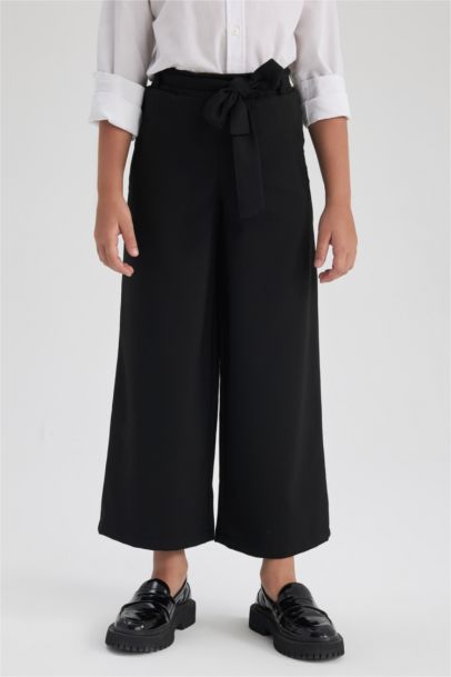 بنطلون بناتي وايد ليج