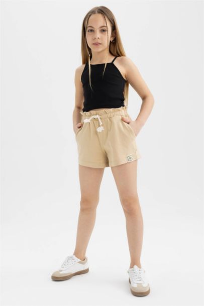 Girl Medium Heavyweight Fabric Shorts