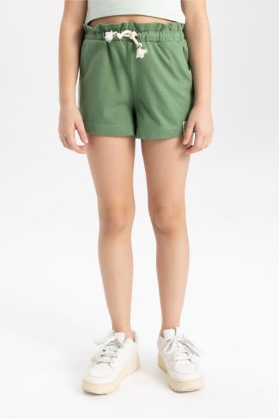 Girl Lace Waist Shorts