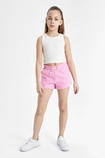 Girl Medium Heavyweight Fabric Shorts