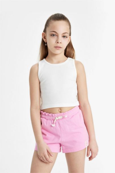 Girl Medium Heavyweight Fabric Shorts
