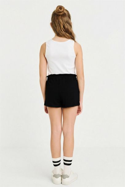 Girl Lace Waist Shorts