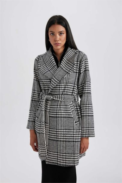 Пальто стандартного крою з кашеміру для жінок