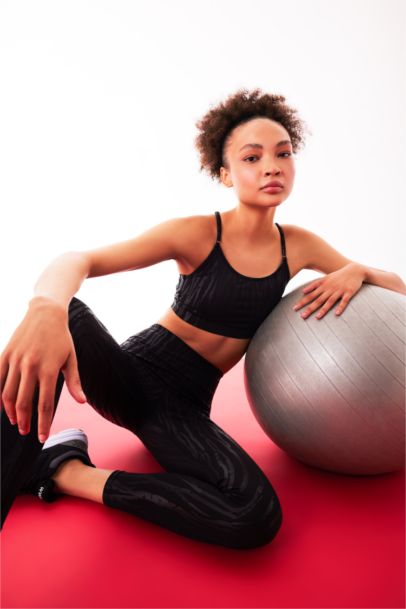 Defacto Fit Crew Neck Sports Bra