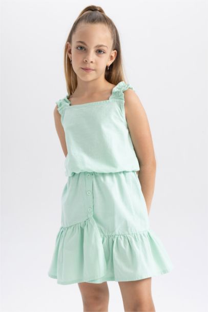 سيت بناتي بلوزة وتنورة - قطعتين