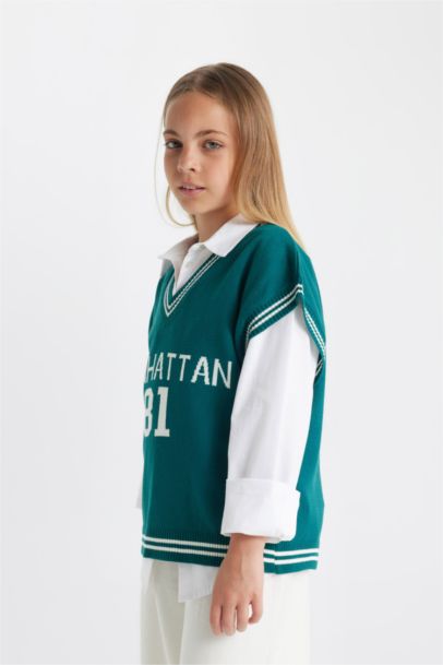 Gilet coupe régulière Pour Fille