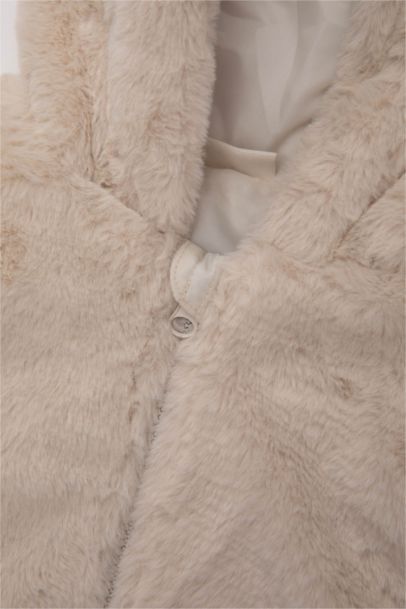 Жилет с капюшоном для малышей девочек