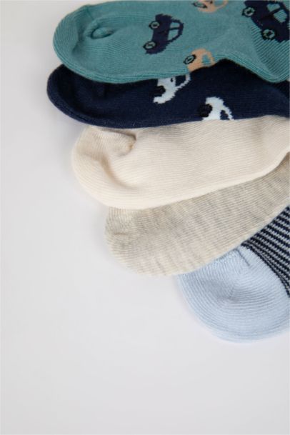 Chaussettes Longues Coton BéBé Garçon - 5 Pièces