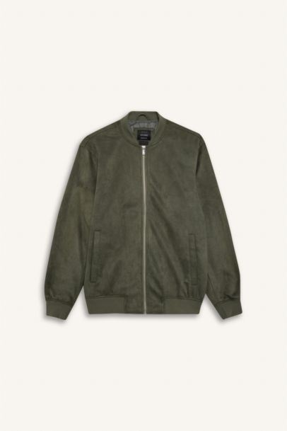 قمصلة نفخ سليم فيت بومبر جاكيت بومبر ربيعي موسمي بجيوب مزدوجة وسحاب