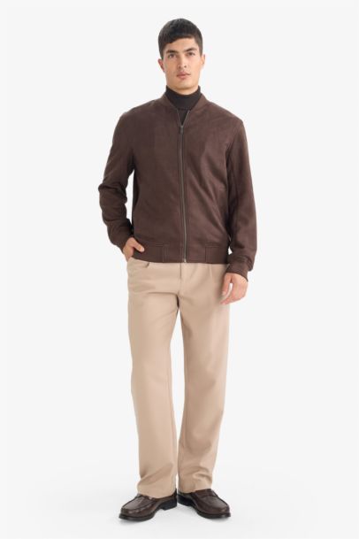 جاكيت بومبر شمواه سليم فيت مبطن