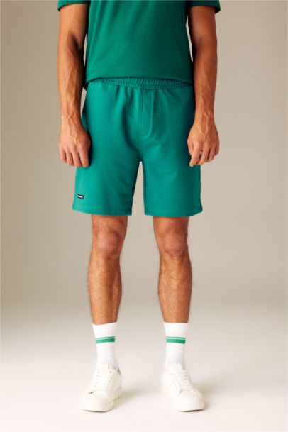 Slim Fit Thin Sweatshirt Fabric Super Skinny Hem Shorts